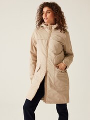 Regatta Cream Womens Romine II Waterproof Parka Jacket - Image 4 of 9