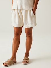 Regatta Cream Womens Salise Shorts - Image 1 of 4