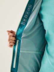 Regatta Blue Womens Birchdale II Waterproof Jacket - Image 4 of 9