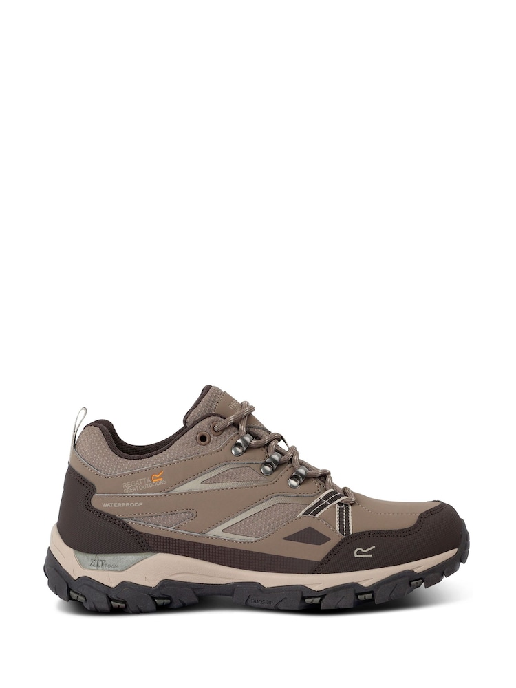 Regatta Brown Light Womens Holcombe III Low Waterproof Walking Boots - Image 1 of 5