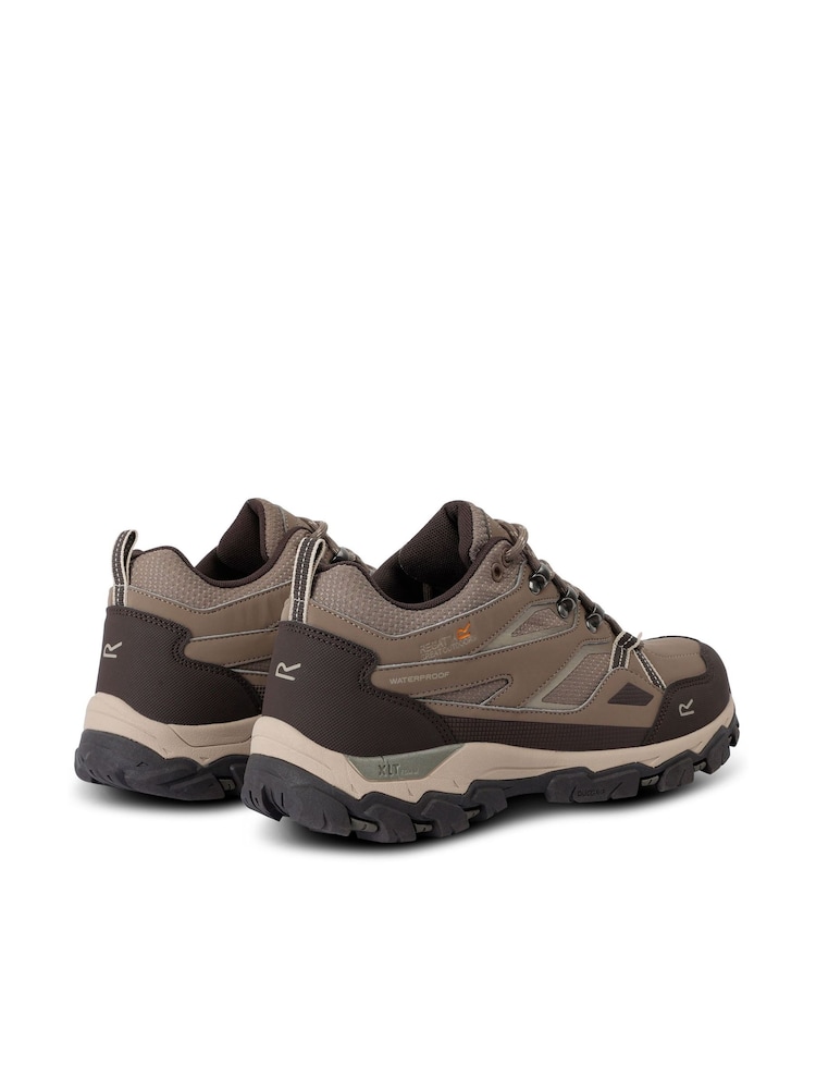 Regatta Brown Light Womens Holcombe III Low Waterproof Walking Boots - Image 3 of 6
