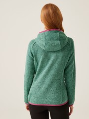 Regatta Green Womens Newhill Hooded Fleece - Image 2 of 7