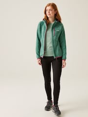 Regatta Green Womens Newhill Hooded Fleece - Image 3 of 7