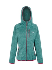 Regatta Green Womens Newhill Hooded Fleece - Image 5 of 7