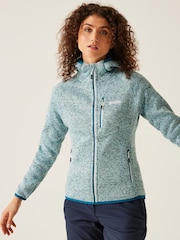 Regatta Blue Womens Newhill Hooded Fleece - Image 1 of 2
