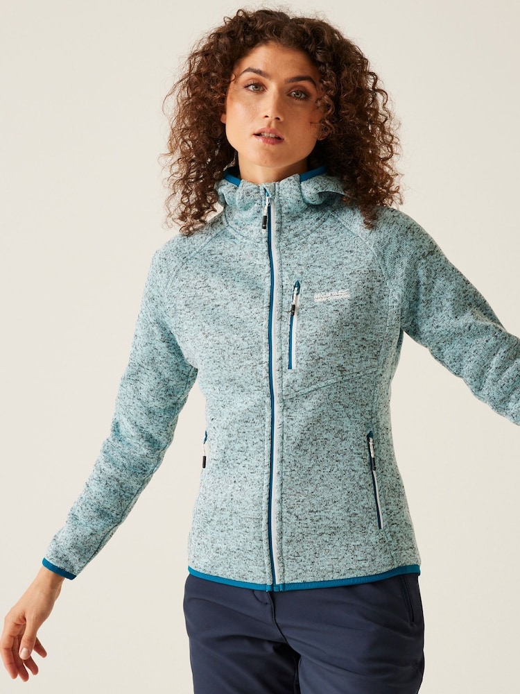 Regatta Blue Womens Newhill Hooded Fleece - Image 1 of 2