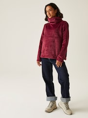 Regatta Red Womens Bardou II Fluffy Jumper - Image 3 of 6