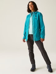 Regatta Blue Womens Hamara IV Waterproof Jacket - Image 3 of 9
