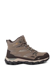 Regatta Brown Light Womens Holcombe III Mid Waterproof Walking Boots - Image 1 of 6