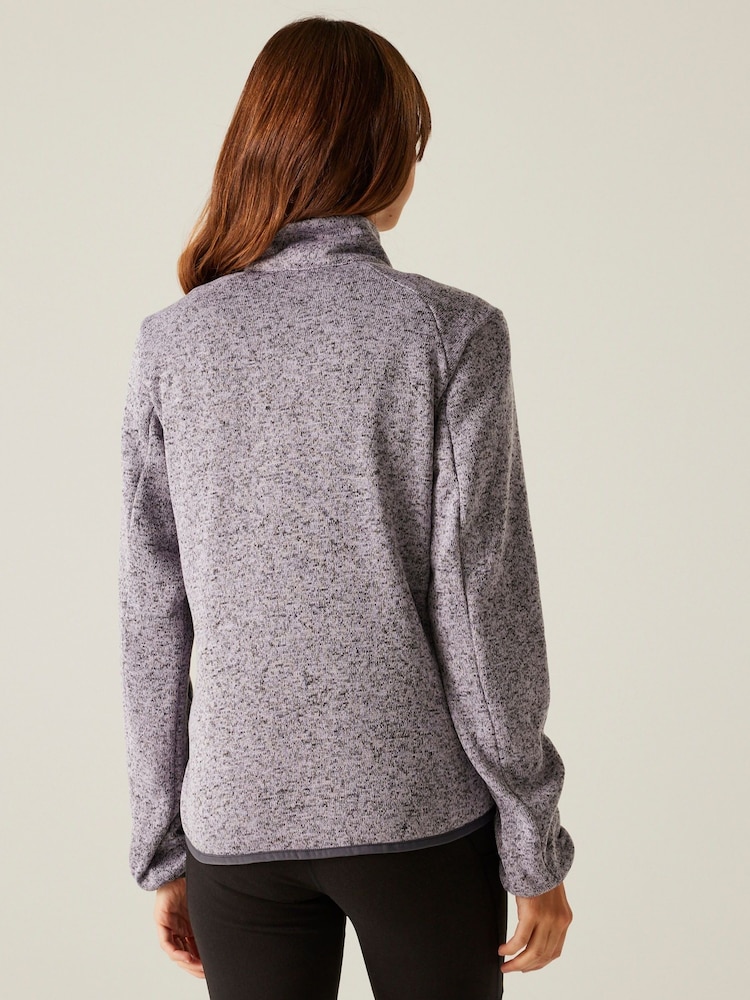 Morado - Regatta Womens Newhill II Fleece - Imagen 2 de 7