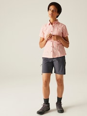 Regatta Orange Womens Mindano VIII Short Sleeve Shirt - Image 3 of 7