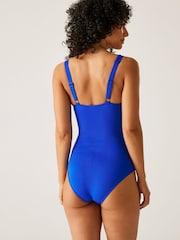 Azul oscuro - Traje de baño para mujer con control de abdomen Sakari de Regatta - Imagen 2 de 4