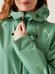 Regatta Green Womens Birchdale Waterproof Jacket - Image 4 of 9