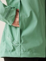 Regatta Green Womens Birchdale Waterproof Jacket - Image 5 of 9