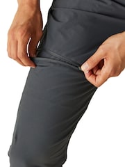 Regatta Grey Womens Mountain Zip Off Trousers - Image 4 of 8