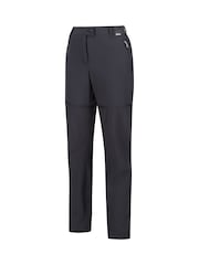 Regatta Grey Womens Mountain Zip Off Trousers - Image 7 of 8