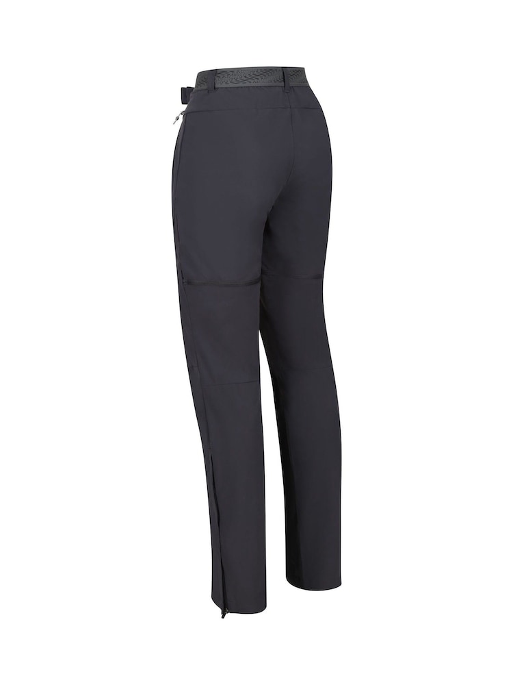 Regatta Grey Womens Mountain Zip Off Trousers - Image 8 of 8