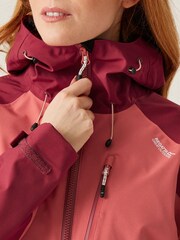 Regatta Red Womens Birchdale Waterproof Jacket - Image 4 of 9