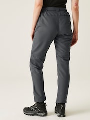 Gris - Regatta Womens Chaska Zip Off III Trousers - Imagen 2 de 4