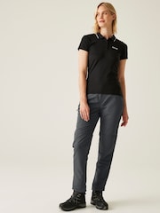Gris - Regatta Womens Chaska Zip Off III Trousers - Imagen 3 de 4