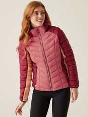 Regatta Red Womens Hooded Dalent Jacket - Image 1 of 8