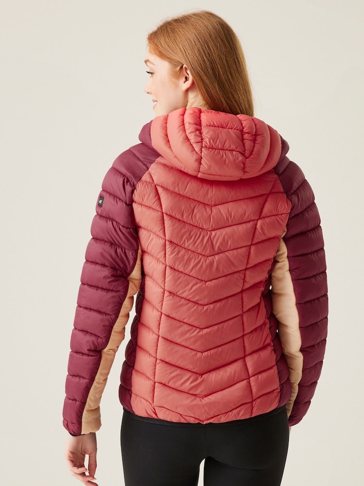 Regatta Red Womens Hooded Dalent Jacket - Image 2 of 8