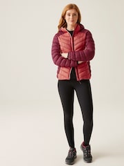 Regatta Red Womens Hooded Dalent Jacket - Image 3 of 8