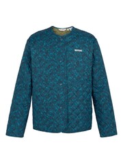 Regatta Blue Womens Orla Kiely Quilted Jacket - Image 7 of 8