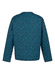 Regatta Blue Womens Orla Kiely Quilted Jacket - Image 8 of 8