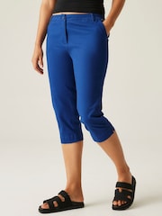 Regatta Dark Blue Bayletta Capri Trousers - Image 1 of 7