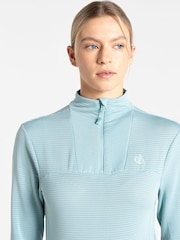 Azul - Dare 2b Womens Torrek Mountain Series Overhead Midlayer Black Top - Imagen 4 de 7