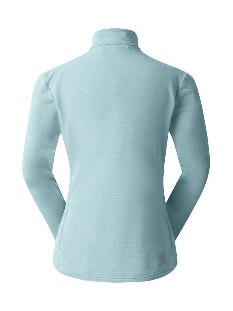 Azul - Dare 2b Womens Torrek Mountain Series Overhead Midlayer Black Top - Imagen 7 de 7
