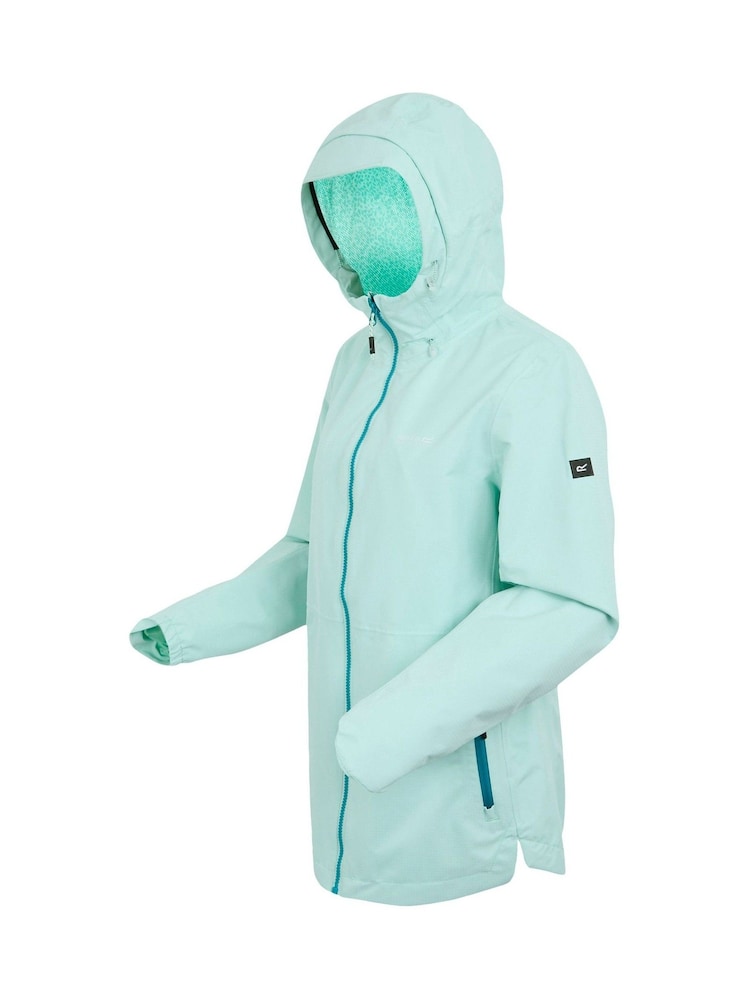 Regatta Blue Womens Hamara IV Waterproof Jacket - Image 9 of 9