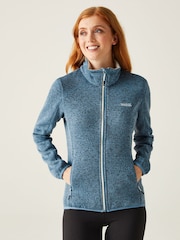 Regatta Dark Blue Womens Newhill Full Zip Fleece - Image 1 of 7