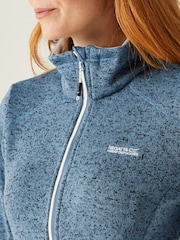 Regatta Dark Blue Womens Newhill Full Zip Fleece - Image 4 of 7