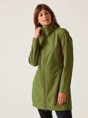 Regatta Green Womens Carisbrooke Softshell Jacket - Image 2 of 8