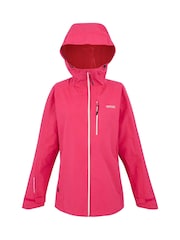 Regatta Pink Womens Birchdale II Waterproof Jacket - Image 7 of 9