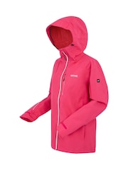 Regatta Pink Womens Birchdale II Waterproof Jacket - Image 9 of 9