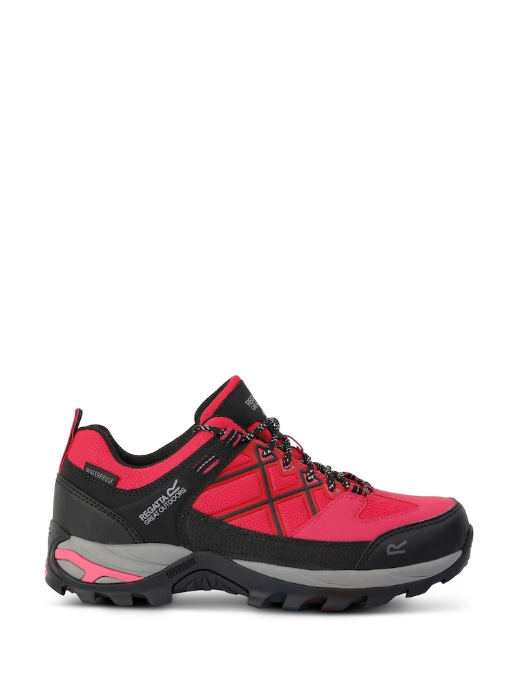 Regatta Pink Womens Samaris III Low Walking Shoes - Image 1 of 6 Regatta Pink Womens Samaris III Low Walking Shoes - Image 1 of 6