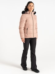 Dare 2b Womens Cream Glamorize V Jacket - Image 2 of 9