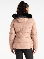 Dare 2b Womens Cream Glamorize V Jacket - Image 3 of 9
