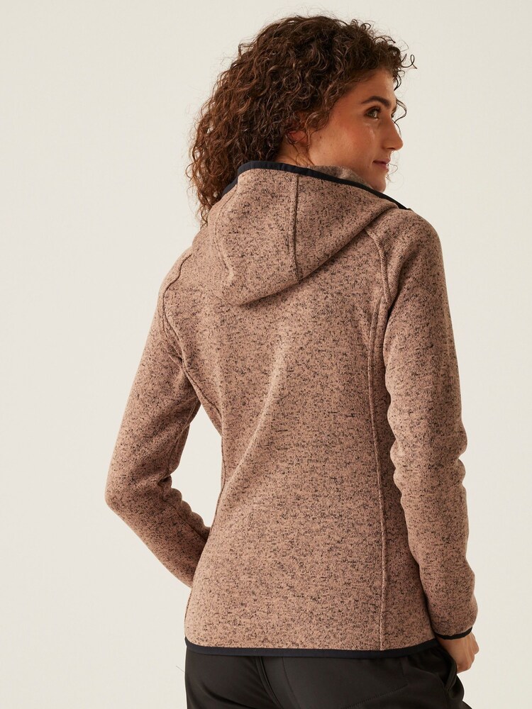 Regatta Brown Womens Newhill Hooded Fleece - Image 2 of 6 Regatta Brown Womens Newhill Hooded Fleece - Image 2 of 6