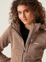 Regatta Brown Womens Newhill Hooded Fleece - Image 4 of 6
