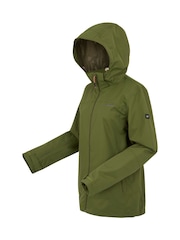Regatta Green Womens Oakhowe Waterproof Jacket - Image 10 of 10