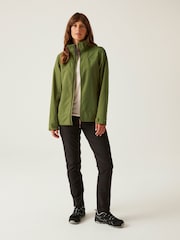 Regatta Green Womens Oakhowe Waterproof Jacket - Image 4 of 10