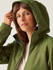 Regatta Green Womens Oakhowe Waterproof Jacket - Image 5 of 10