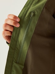 Regatta Green Womens Oakhowe Waterproof Jacket - Image 6 of 10