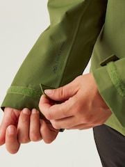 Regatta Green Womens Oakhowe Waterproof Jacket - Image 7 of 10