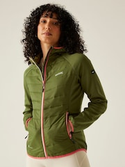 Regatta Green Womens Andreson VIII Hybrid Jacket - Image 1 of 8