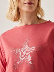 Regatta Red Womens Carlene Graphic Print T-Shirt - Image 4 of 6